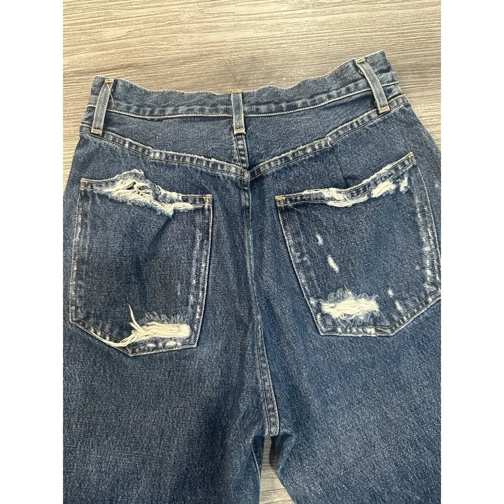 Agolde‎ 90's loose fit~psyche~size27 professionally hemmed~high rise~distressed